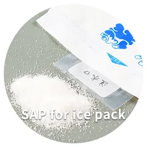 Fabricant de pack de glace Matière première Gel Utiliser Polym Price Hydrogel Poudre de pack de congélateur