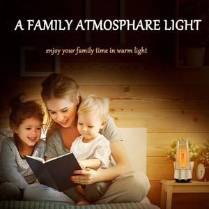 Haut-parleur Bluetooth sans fil avec lumières LED effet flamme, lampe d'ambiance portable pour extérieur, lampe respirante pour la décoration de la pièce - Product Image 4