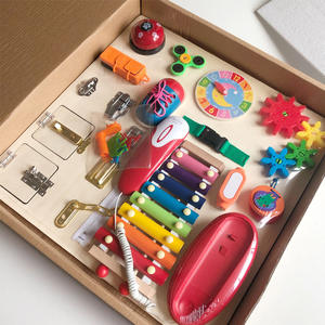 Nouveau design Montessori DIY Jouet de <span class=keywords><strong>planche</strong></span> d'activités fait main Jouet éducatif de sécurité précoce pour enfant Jouet en <span class=keywords><strong>bois</strong></span> de haute qualité pour enfants - Product Image 5