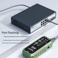 Testeur de câbles multifonctionnel, traceur de fils anti-interférences pour câbles réseau/téléphoniques, résistant aux tensions de 100 V et détection NCV