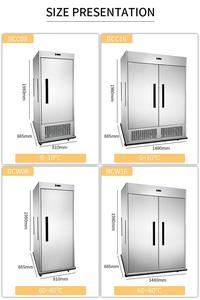 Chariot réfrigéré commercial électrique à double porte en <span class=keywords><strong>acier</strong></span> inoxydable robuste pour banquets, capacité 1200L - Product Image 3