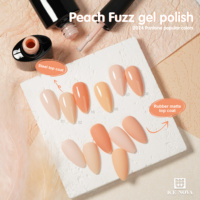 ICE NOVA Peach Fuzz Gel Polish Couleurs douces et polyvalentes Haute qualité Facile à appliquer Soak Off Hema Free 1kg Vente en vrac d'usine