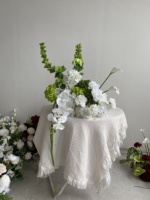F188 Boule de fleurs artificielles de luxe en soie de haute qualité Greeny Yboland pour décorations de table d'allée de mariage, fêtes et décoration intérieure