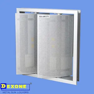 Aluminum alloy Acoustic horizontal louvre FOSHAN Perforated