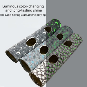 Accessori Animali Prodotti per Gatto Peluche Pieghevole Brillano al Buio Interattivo Movimento Giocattolo Gatto Tunnel Passaggio - Product Image 2