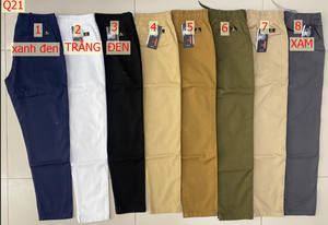 OEM/ODM production 95% coton 5% Spandex taille élastique kakis Vietnam vêtements pour hommes 0.3 kg 30X30X2 cm pantalon - Product Image 5
