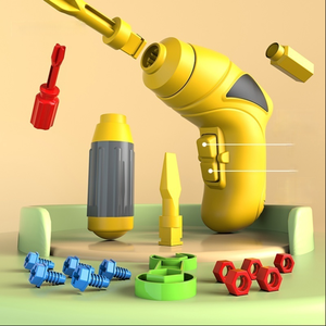 Enfants garçon Intellect Dev mains sur capacité ingénierie <span class=keywords><strong>perceuse</strong></span> outil Kit essorage vis outil semblant jouer jouets - Product Image 2