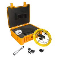 Système de caméra d'inspection de puits profonds industrielle avec câble en fibre de verre de 20 m, objectif de 23 mm, écran LCD TFT de 7 pouces, capteur CMOS, fonction DVR H.264