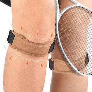 Rodillera deportiva de poliéster ligera de producción a gran escala, diseño antideslizante transpirable ajustable para protección contra la artritis - Product Image 2