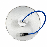 Antenne cellulaire omnidirectionnelle industrielle 4G 5G pour plafond, 698-3700 MHz, large bande intérieure, 50 W, N femelle, polarisation verticale