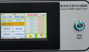 Digitale Charpy Pendels chlag prüfmaschine, <span class=keywords><strong>Izod</strong></span> Schlag prüfgeräte Kunststoff-Kerb schlag prüfmaschine - Product Image 4