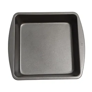 Hifacer Manufacturer Professional Bakeware Trendy Metal 8" Square Cake Pan With Customized Service
