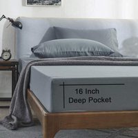 Luxus 2000 Fadenzahl Stickerei Mikrofaser Bettwäsche Bettwäsche Blätter