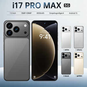 2025 recién lanzado I17 <span class=keywords><strong>Pro</strong></span> <span class=keywords><strong>Max</strong></span> 5G Smartphone nuevo Original Dual SIM MTK procesador HD pantalla para juegos versión Global - Product Image 3