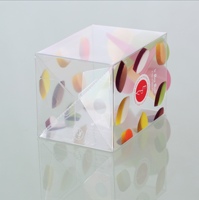 Boîte d'emballage en plastique transparent en PET, emballage en usine pour bonbons, cupcakes, Apple, boîtes alimentaires, 10 pièces