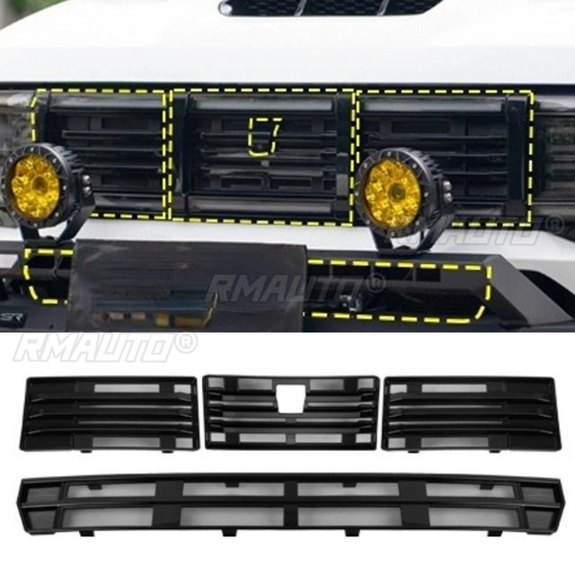 Front Bumper Grill Car Grille Racing Grills Front GrillBumper Grill Racing Grills Body Kit For Beijing BJ40 Car Accessories
