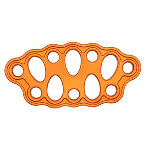 Placa de Anclaje de Aleación de Aluminio de <span class=keywords><strong>Alta</strong></span> Resistencia de 60KN con 8/12/15 Orificios, Equipo de Escalada de <span class=keywords><strong>Montaña</strong></span> para Camping - Product Image 2