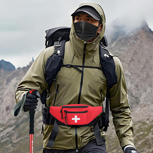 Botiquín de primeros auxilios portátil, bolsa de cintura impermeable de nailon para emergencias al aire libre, para senderismo, montañismo, equipo de seguridad para viajes - Product Image 1