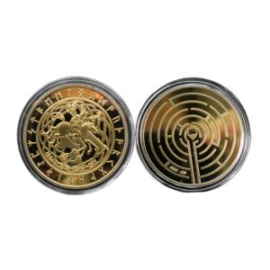 JinRui Xiang druckte benutzer definierte Emaille Metall antike Spiel Token Souvenir verwenden römische Sammler münze - Product Image 6