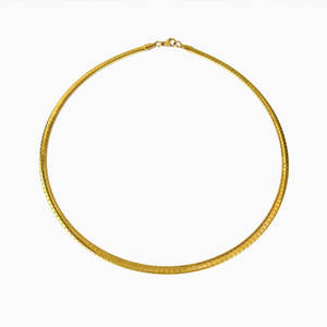 Collar de Moda de Acero Inoxidable 316L Personalizado, Chapado en Oro PVD de 14K y 18K, Gargantilla de Cadena de Serpiente para Mujer - Product Image 5