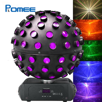 Lumière de boule magique tournante de la disco 5*18w RGBWA + UV 6in1 LED pour l'éclairage d'étape d'événement de club de DJ