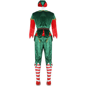 <span class=keywords><strong>Disfraz</strong></span> de Navidad transfronterizo 2025, vestido verde, <span class=keywords><strong>pareja</strong></span> de adultos, disfraces de actuación en escenario para hombres y mujeres - Product Image 5