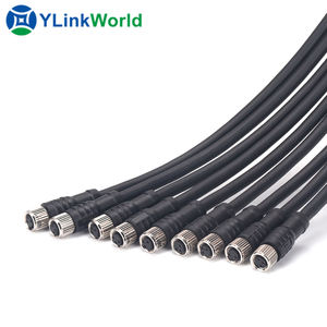 Conector de metal M12 B interfaz de molde de cable servo Luz de cableado de coche 2 3 4 5 22 23 pin conector de terminal de altavoz de 2 pines para tira de LED - Product Image 6