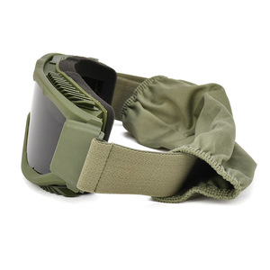 Gafas Tácticas con Montura Completa, Lentes Esféricas de Policarbonato, Antivaho, Protección Ocular para Deportes al Aire Libre para Hombre - Product Image 2