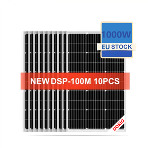 DOKIO <span class=keywords><strong>panel</strong></span> surya mono 1000W <span class=keywords><strong>12V</strong></span>, <span class=keywords><strong>panel</strong></span> surya kaca tahan air untuk rumah/RV isi daya <span class=keywords><strong>12V</strong></span> - Product Image 1