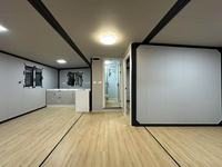 Maison mobile extensible de luxe en acier de 40 pieds, maison modulaire préfabriquée en conteneur, 3 chambres