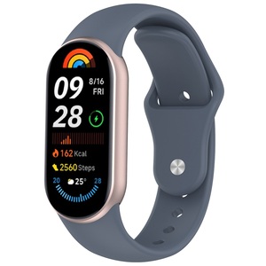 Pulsera deportiva de color sólido con hebilla inversa, pulsera de repuesto para Xiaomi <span class=keywords><strong>Mi</strong></span> Band 10 9 8 NFC, correa de reloj de silicona - Product Image 2