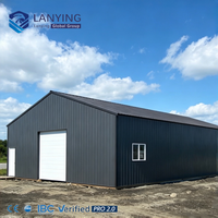 Almacén de Estructura de Acero Personalizable, Edificio Prefabricado de Gran Espacio para Logística y Manufactura, Edificio de Acero de Bajo Costo