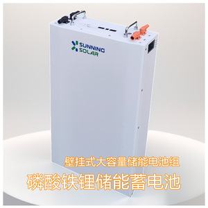 Wall-Mounted <b>48V</b> 200Ah LiFePO4 Energy Storage <b>Battery</b> With Rs485 Communication Port For Home Solar Hybrid System - Product Image 5