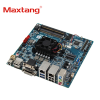 Placa base para juegos AMD Ryzen Mini ITX con puertos VGA, CPU de cuatro núcleos V1605B, placa base DDR4 para juegos de PC y uso de servidor