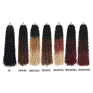 Perruque longue bouclée en fibre synthétique haute température Gypsy, extensions de cheveux au crochet style dreadlocks africaines, tresses à double trame machine - Product Image 3