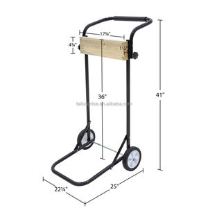 Support de moteur hors-bord 15HP chariot de moteur hors-bord moteur marin sécurité extérieure pour chariot de bateau avec poignée pliante - Product Image 3