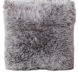 Dekoratif peluş lüks serisi merinos Faux kürk atmak 18 "x 18" yastık kılıfı minder örtüsü