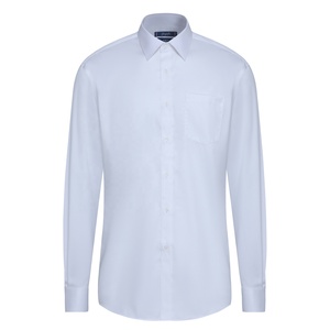 white christmas dresses Mens Enzo Egyptian Soft Cotton Dress Shirt Barrel Cuff Wrinkle Free 61101 White main image 0