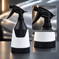 Bouteille pulvérisatrice résistante aux acides et aux alcalis pour le detailing automobile, pulvérisateur à gâchette à brume continue à 360 degrés avec échelle de mesure
