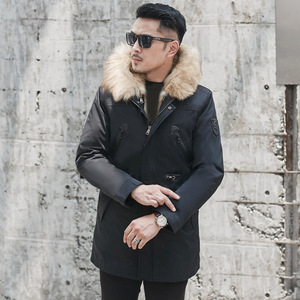 Abrigo <span class=keywords><strong>de</strong></span> piel <span class=keywords><strong>de</strong></span> invierno para <span class=keywords><strong>hombre</strong></span> Parkas Abrigo Parker Abrigo <span class=keywords><strong>de</strong></span> piel Precio <span class=keywords><strong>de</strong></span> fábrica Shenzhen Lily Cheng - Product Image 6