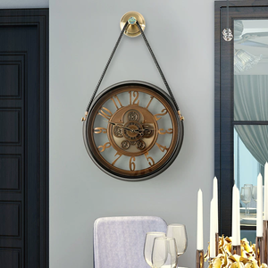 Reloj de Pared de Cuarzo Silencioso con Diseño Especial de Estilo Europeo 2025, con Agujas Metálicas Colgantes, para Decoración del Hogar, Sala de Estar, Armens - Product Image 3