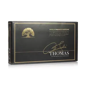 Logo personalizzato vino Champagne bevanda imballaggio scatola di spedizione ondulato Tuck anteriore cartone scatola di carta con separatore