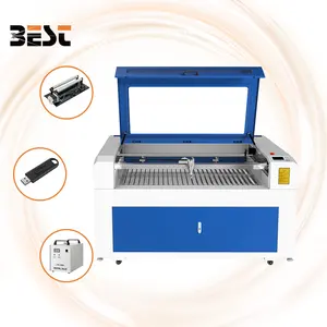 BESThot selling laser cutter 100w co2 laser engraving machine 6090 laser cutting machine for wood acrylic KT plate