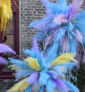 KEWEI-J985 ช่อดอกไม้ประดิษฐ์จากหญ้าแพมพัส พร้อมดอกไม้ประดับหลากสีสัน กิ่งก้านหญ้าแพมพัสประดิษฐ์เต็มรูปแบบ - Product Image 6