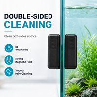 Nettoyeur magnétique pour aquarium, nettoyage complet sans zone aveugle, outil d'entretien des aquariums, OEM/ODM, respectueux de l'environnement