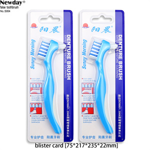 Bàn Chải Răng Giả Bàn Chải Răng Giả Lông Cứng 0.25Mm Hoặc 0.30Mm Nylon 610 Loại Bỏ Vết Bẩn Bề Mặt Đánh Bóng Răng - Product Image 5