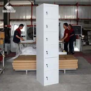 Tủ Đựng Đồ <span class=keywords><strong>6</strong></span> Cửa Bằng Thép Tủ Đựng Quần Áo Bằng Kim Loại Tủ Đựng Đồ <span class=keywords><strong>6</strong></span> Tầng Bằng Thép Không Gỉ - Product Image 1