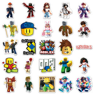 50 Hojas de Adhesivos Divertidos de Dibujos Animados a Prueba de Agua para Consola de Juegos y Teclado, Venta Directa de Fábrica, Accesorios de Juego Personalizados de Moda - Product Image 4