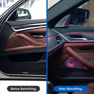 ชุดแต่งอัพเกรดภายในรถยนต์ BMW ซีรีส์ 5 รุ่น G30/G38 ปี 2016-2023 ฝาครอบเสา A พร้อมไฟส่องสว่าง สำหรับตกแต่งภายในและคอนโซลกลาง - Product Image 2