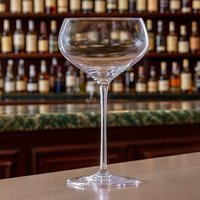 Verre à cocktail ultra-fin de style japonais, design classique, coupe à martini pour restaurant, verre à vin, vente en gros